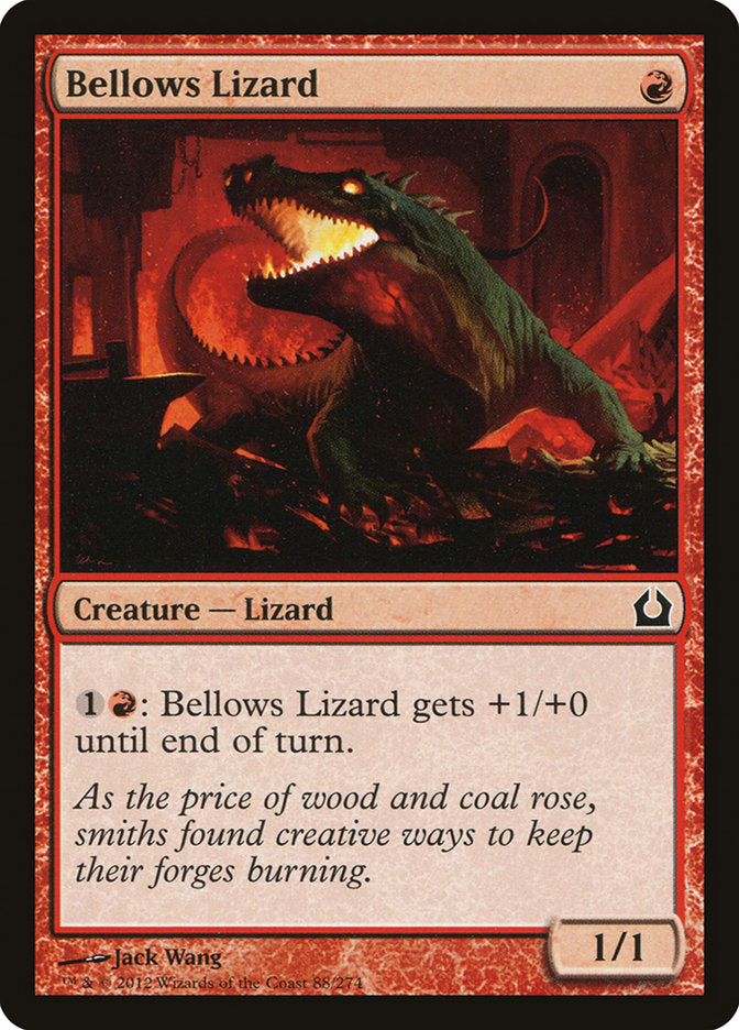 Bellows Lizard [Return to Ravnica] | Rock City Comics