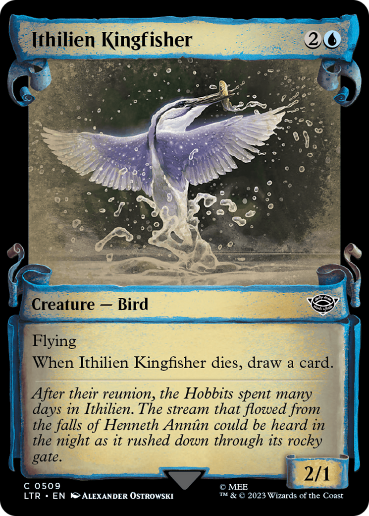 Ithilien Kingfisher [The Lord of the Rings: Tales of Middle-Earth Showcase Scrolls] | Rock City Comics