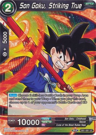 Son Goku, Striking True (DB1-081) [Dragon Brawl] | Rock City Comics