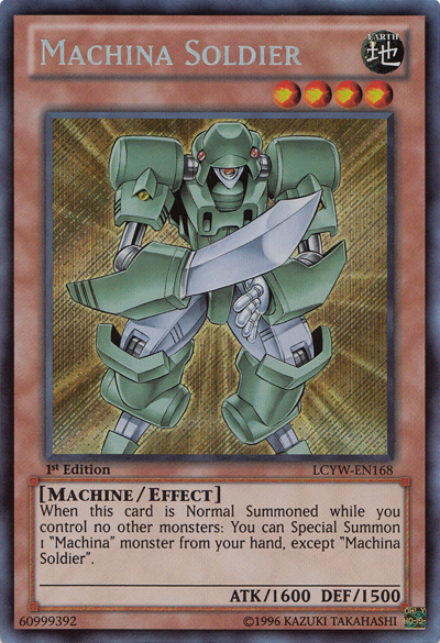 Machina Soldier [LCYW-EN168] Secret Rare | Rock City Comics