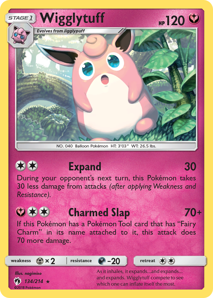 Wigglytuff (134/214) [Sun & Moon: Lost Thunder] | Rock City Comics