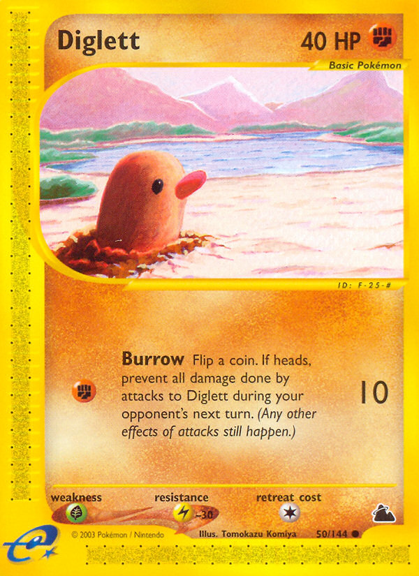 Diglett (50/144) [Skyridge] | Rock City Comics