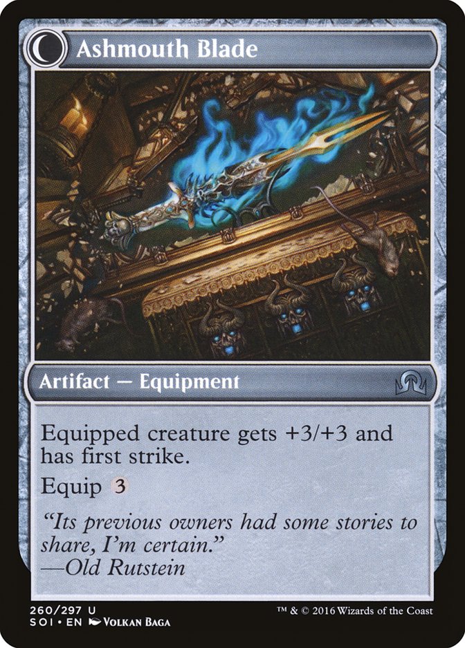 Neglected Heirloom // Ashmouth Blade [Shadows over Innistrad] | Rock City Comics