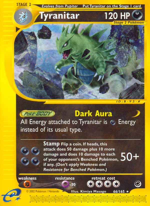 Tyranitar (66/165) [Expedition: Base Set] | Rock City Comics