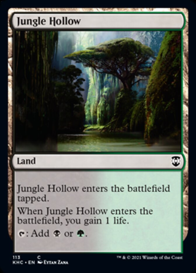 Jungle Hollow [Kaldheim Commander] | Rock City Comics