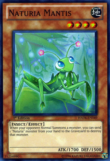 Naturia Mantis [HA04-EN049] Super Rare | Rock City Comics