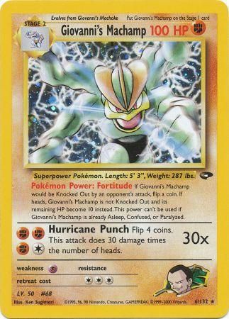 Giovanni's Machamp (6/132) [Gym Challenge Unlimited] | Rock City Comics