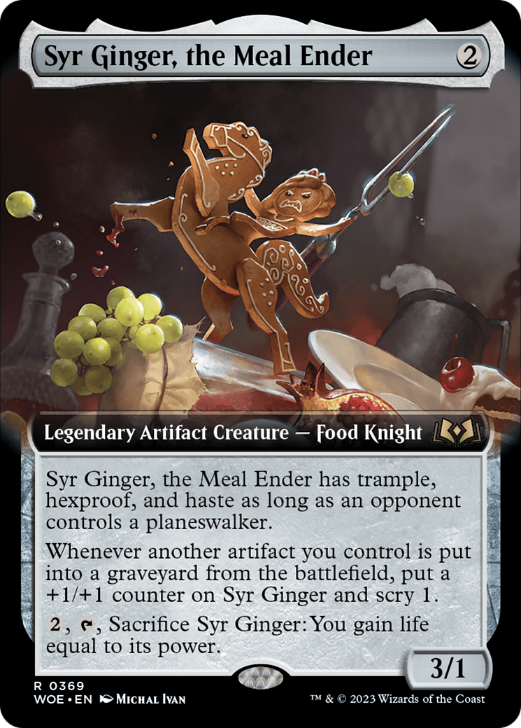 Syr Ginger, the Meal Ender (Extended Art) [Wilds of Eldraine] | Rock City Comics