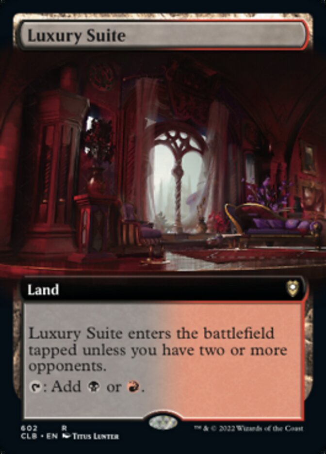 Luxury Suite (Extended Art) [Commander Legends: Battle for Baldur's Gate] | Rock City Comics