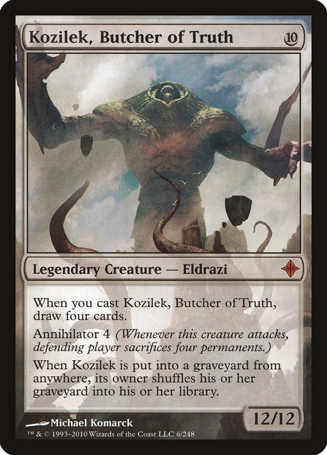 Kozilek, Butcher of Truth [Rise of the Eldrazi] | Rock City Comics