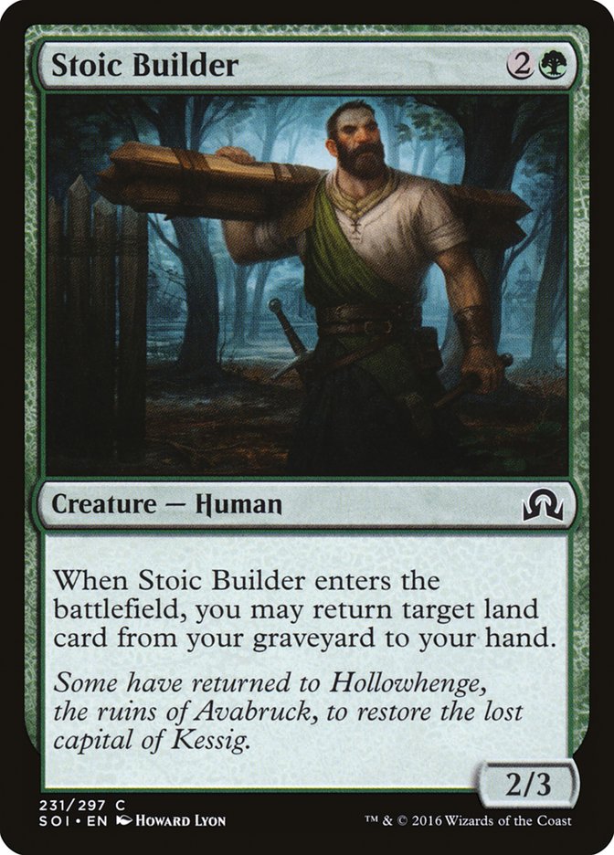 Stoic Builder [Shadows over Innistrad] | Rock City Comics