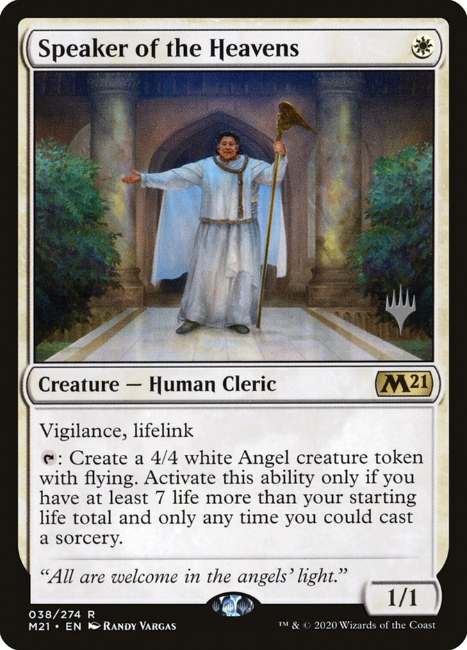 Speaker of the Heavens (Promo Pack) [Core Set 2021 Promos] | Rock City Comics