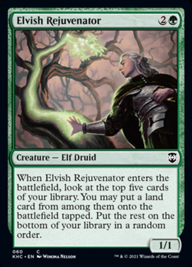 Elvish Rejuvenator [Kaldheim Commander] | Rock City Comics