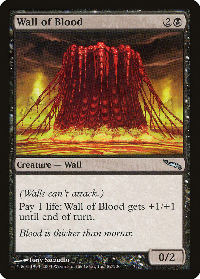 Wall of Blood [Mirrodin] | Rock City Comics