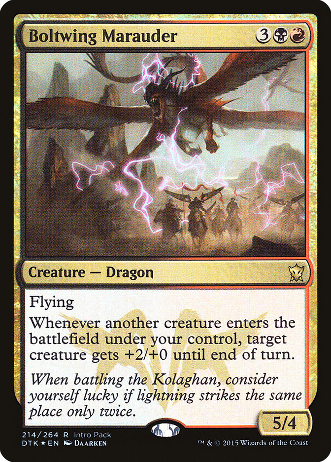 Boltwing Marauder (Intro Pack) [Dragons of Tarkir Promos] | Rock City Comics