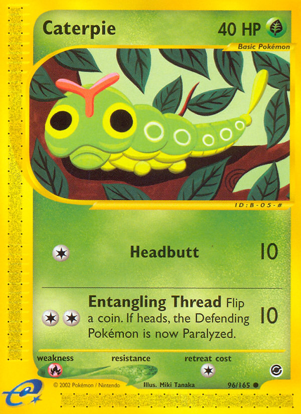 Caterpie (96/165) [Expedition: Base Set] | Rock City Comics