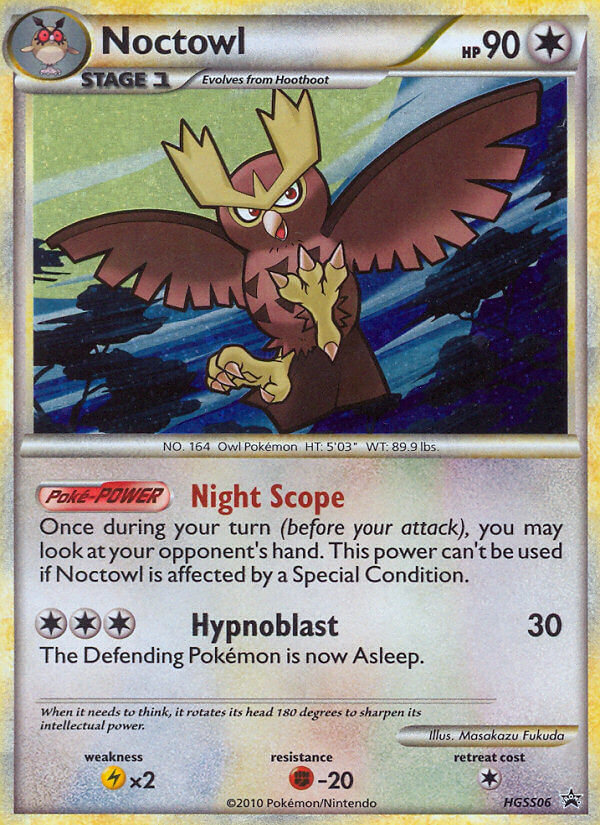 Noctowl (HGSS06) [HeartGold & SoulSilver: Black Star Promos] | Rock City Comics