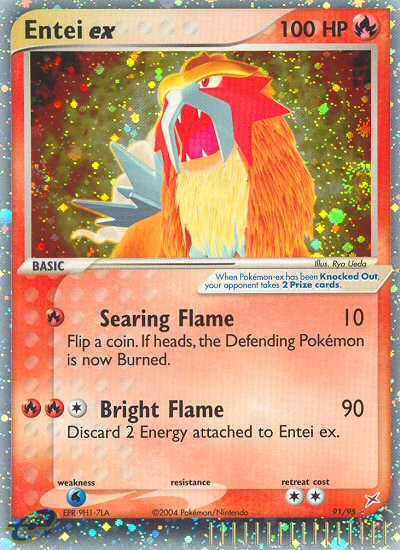 Entei ex (91/95) [EX: Team Magma vs Team Aqua] | Rock City Comics