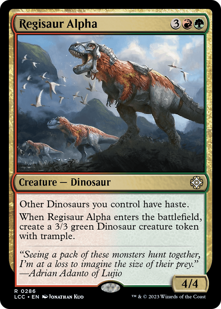 Regisaur Alpha [The Lost Caverns of Ixalan Commander] | Rock City Comics