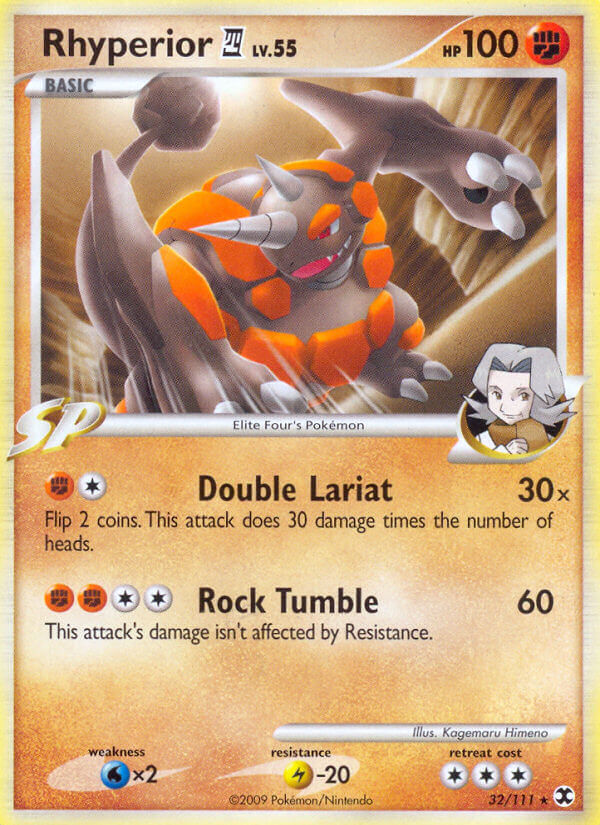 Rhyperior (32/111) (Theme Deck Exclusive) [Platinum: Rising Rivals] | Rock City Comics