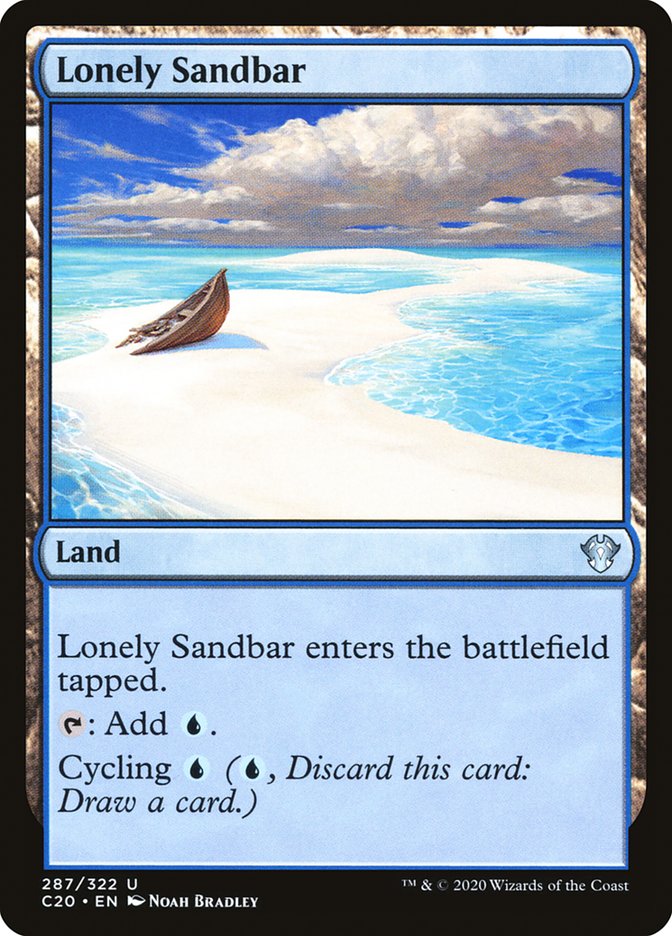 Lonely Sandbar [Commander 2020] | Rock City Comics