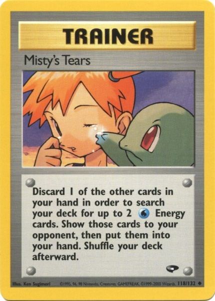 Misty's Tears (118/132) [Gym Challenge Unlimited] | Rock City Comics