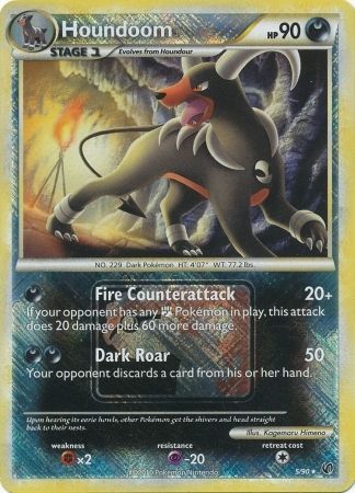 Houndoom (5/90) (League Promo) [HeartGold & SoulSilver: Undaunted] | Rock City Comics