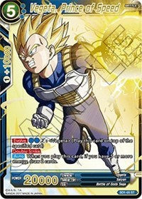 Vegeta, Prince of Speed (Foil) [SD1-05] | Rock City Comics