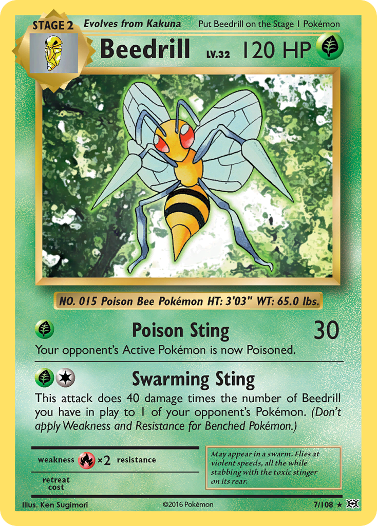 Beedrill (7/108) [XY: Evolutions] | Rock City Comics