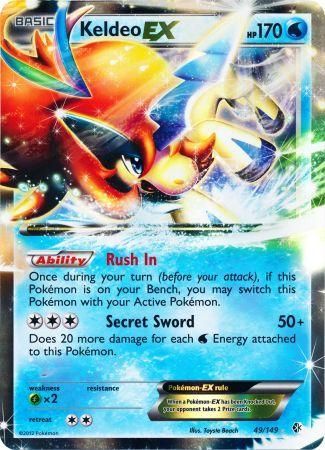 Keldeo EX (49/149) (Jumbo Card) [Black & White: Boundaries Crossed] | Rock City Comics