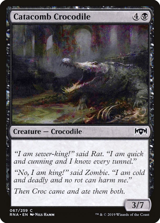 Catacomb Crocodile [Ravnica Allegiance] | Rock City Comics