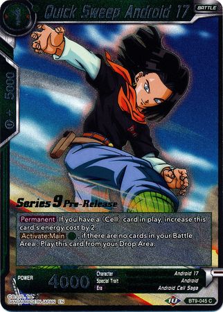 Quick Sweep Android 17 [BT9-045] | Rock City Comics