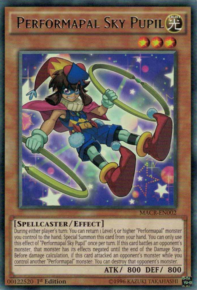 Performapal Sky Pupil [MACR-EN002] Rare | Rock City Comics