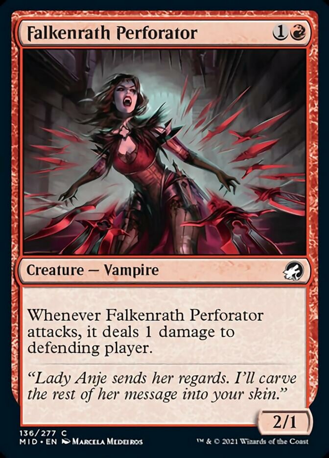 Falkenrath Perforator [Innistrad: Midnight Hunt] | Rock City Comics