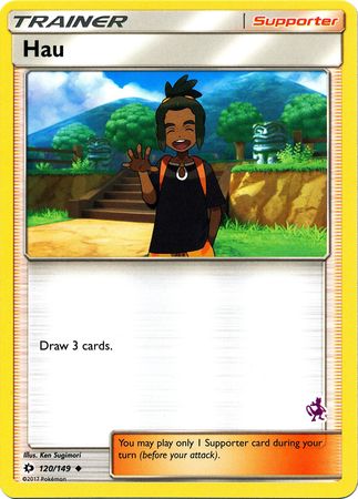 Hau (120/149) (Mewtwo Deck) [Battle Academy 2020] | Rock City Comics