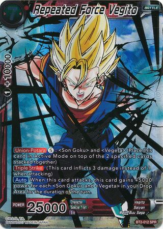 Repeated Force Vegito (SPR) [BT2-012] | Rock City Comics