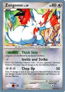 Zangoose LV.29 (66/127) (Queengar - Jason Martinez) [World Championships 2009] | Rock City Comics