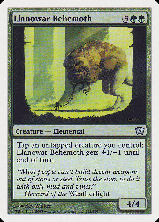 Llanowar Behemoth [Ninth Edition] | Rock City Comics