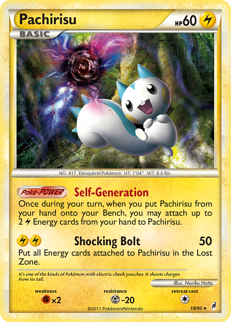 Pachirisu (18/95) [HeartGold & SoulSilver: Call of Legends] | Rock City Comics