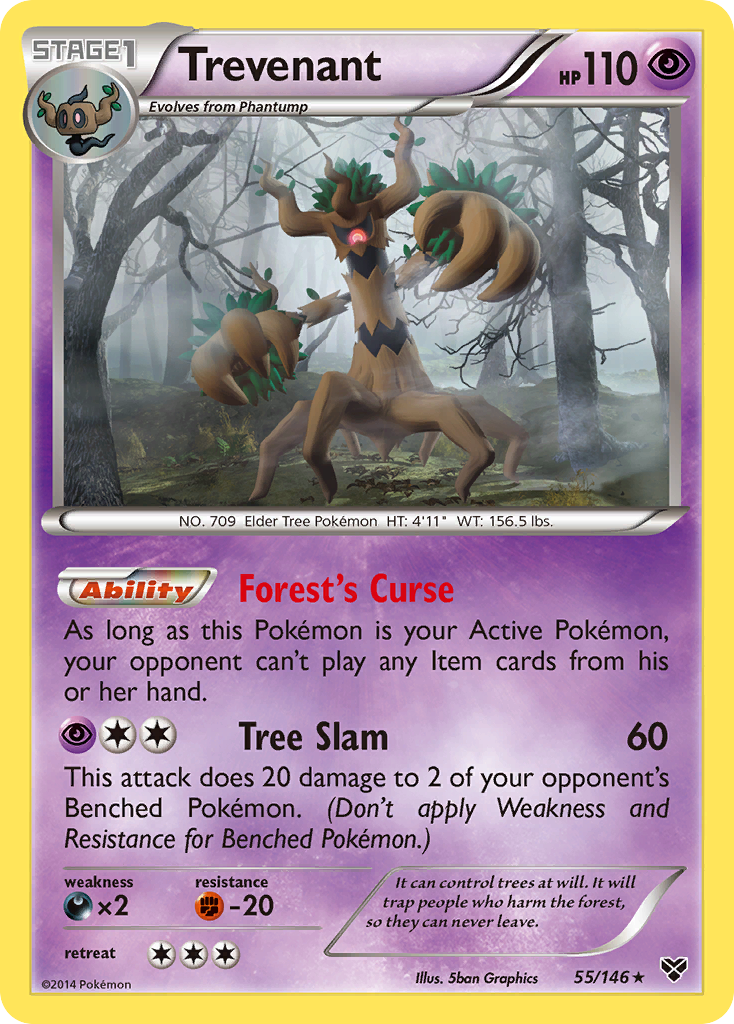 Trevenant (55/146) [XY: Base Set] | Rock City Comics