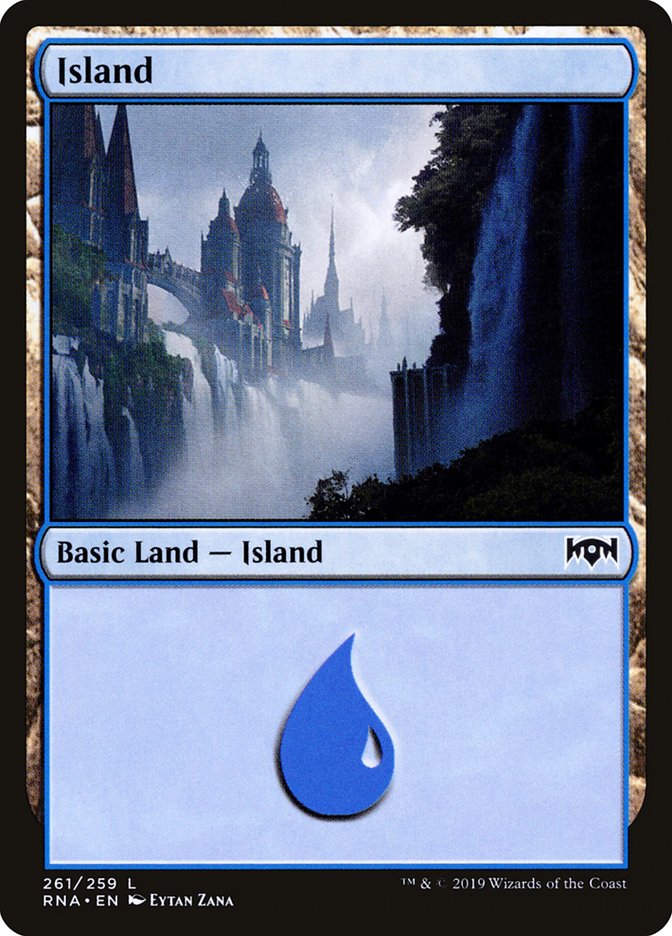 Island (261) [Ravnica Allegiance] | Rock City Comics