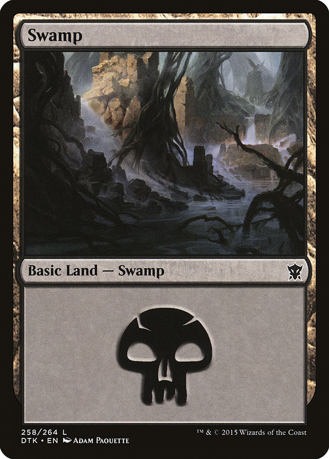 Swamp (258) [Dragons of Tarkir] | Rock City Comics