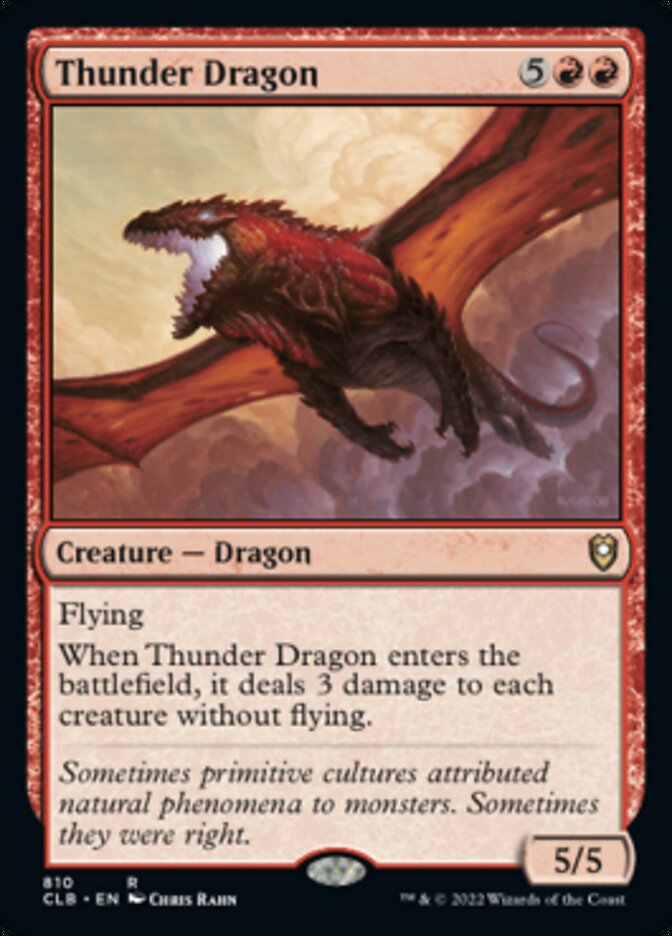 Thunder Dragon [Commander Legends: Battle for Baldur's Gate] | Rock City Comics