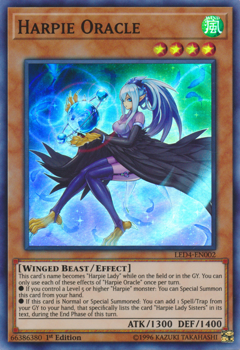 Harpie Oracle [LED4-EN002] Super Rare | Rock City Comics