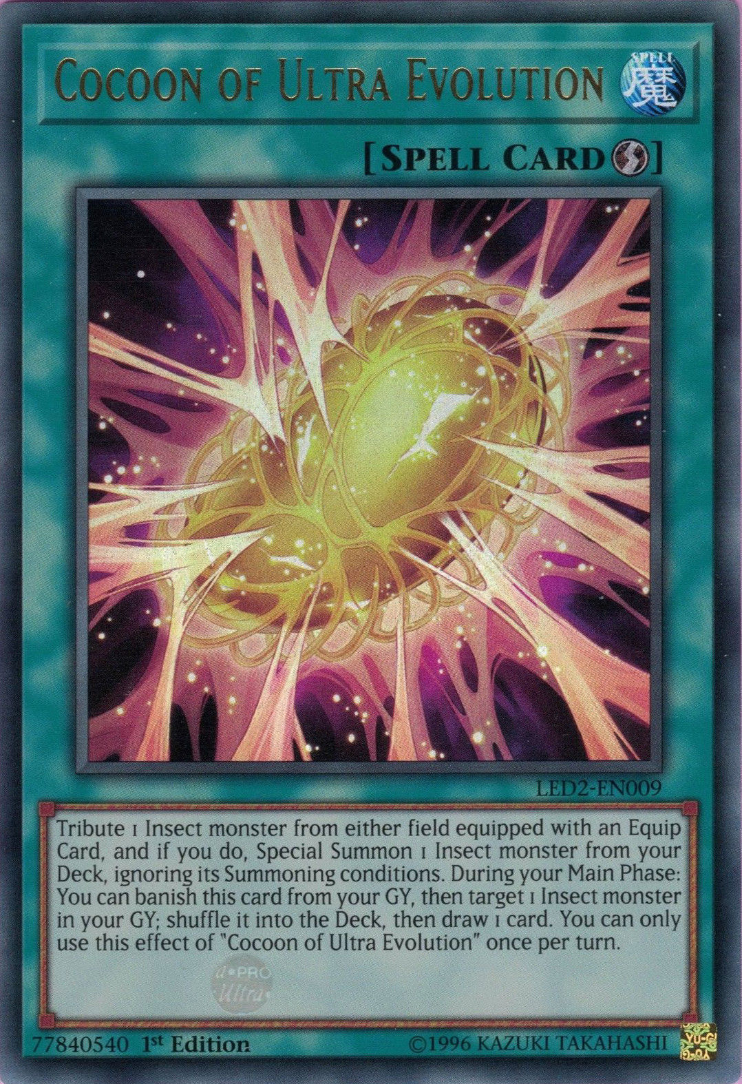 Cocoon of Ultra Evolution [LED2-EN009] Ultra Rare | Rock City Comics
