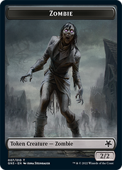 Zombie // Treasure Double-Sided Token [Game Night: Free-for-All Tokens] | Rock City Comics