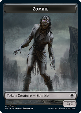 Zombie // Angel Double-Sided Token [Game Night: Free-for-All Tokens] | Rock City Comics