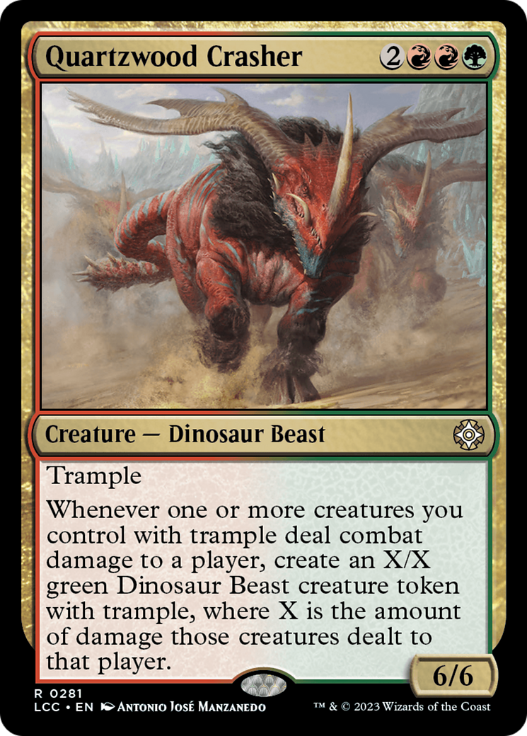 Quartzwood Crasher [The Lost Caverns of Ixalan Commander] | Rock City Comics