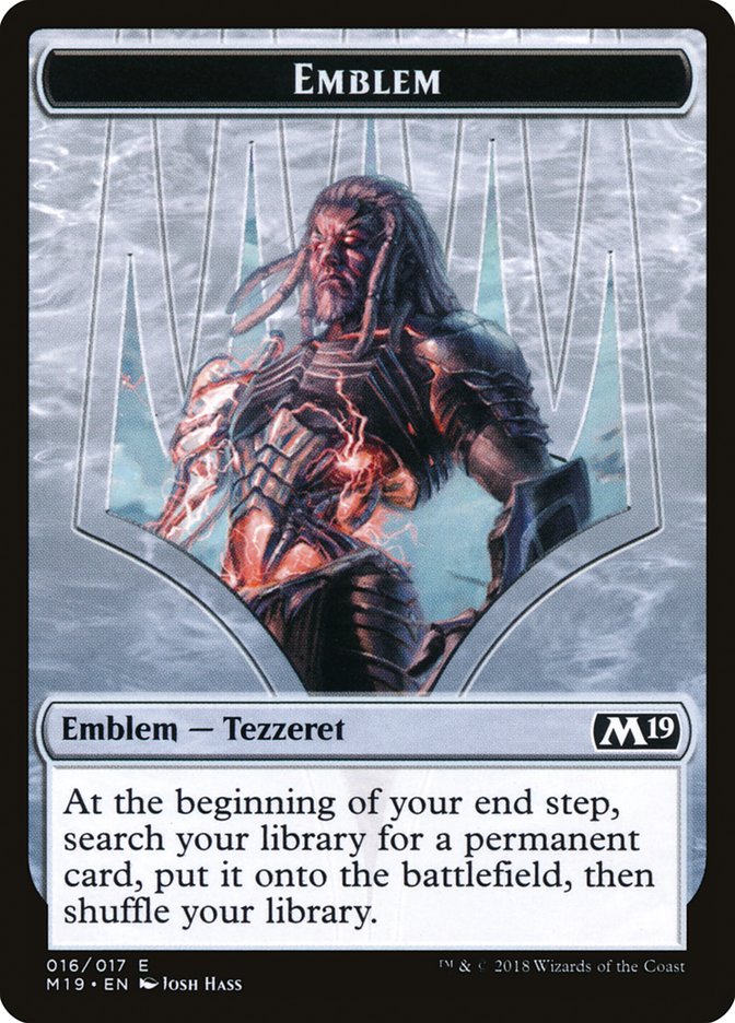 Tezzeret, Artifice Master Emblem [Core Set 2019 Tokens] | Rock City Comics