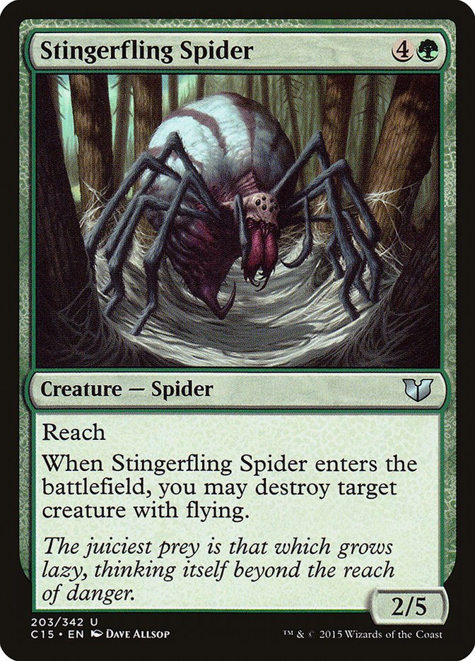 Stingerfling Spider [Commander 2015] | Rock City Comics